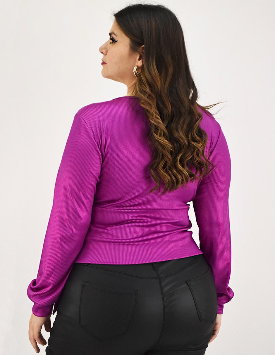 Blusa manga larga para mujer 4