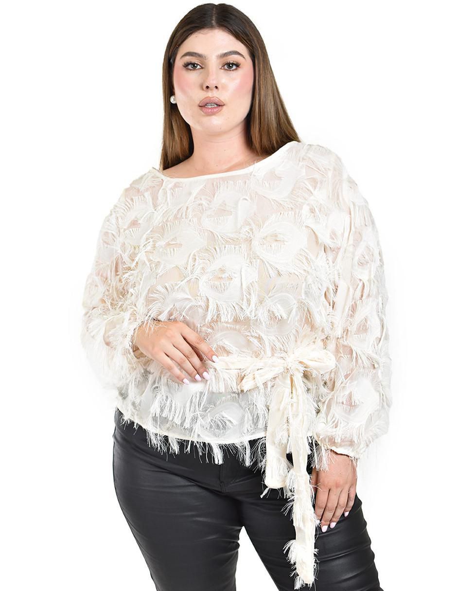 Blusa manga larga para mujer