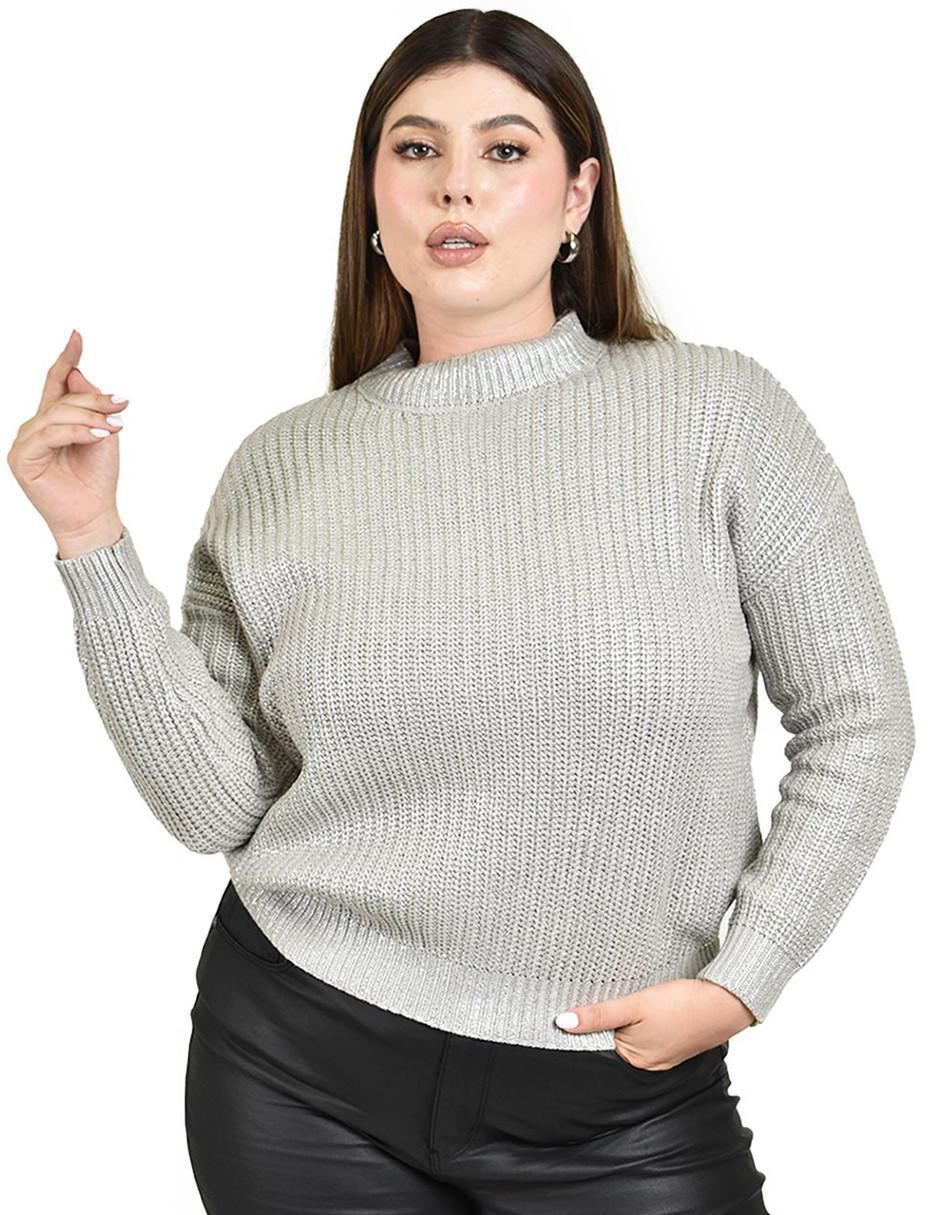 Suéter cuello redondo para mujer Suéter cuello redondo para mujer
