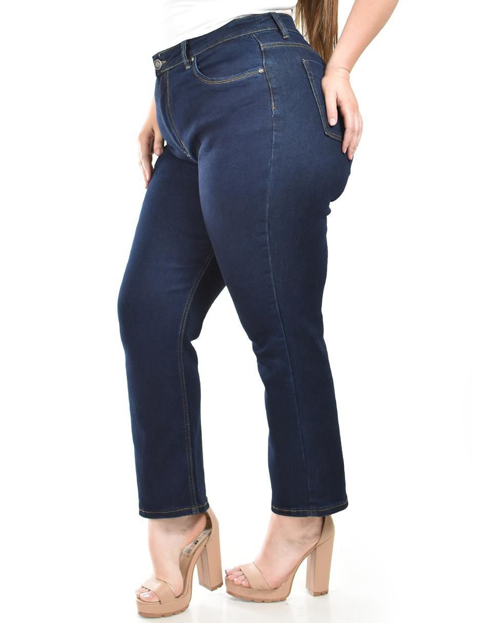 Jeans straight para mujer 2