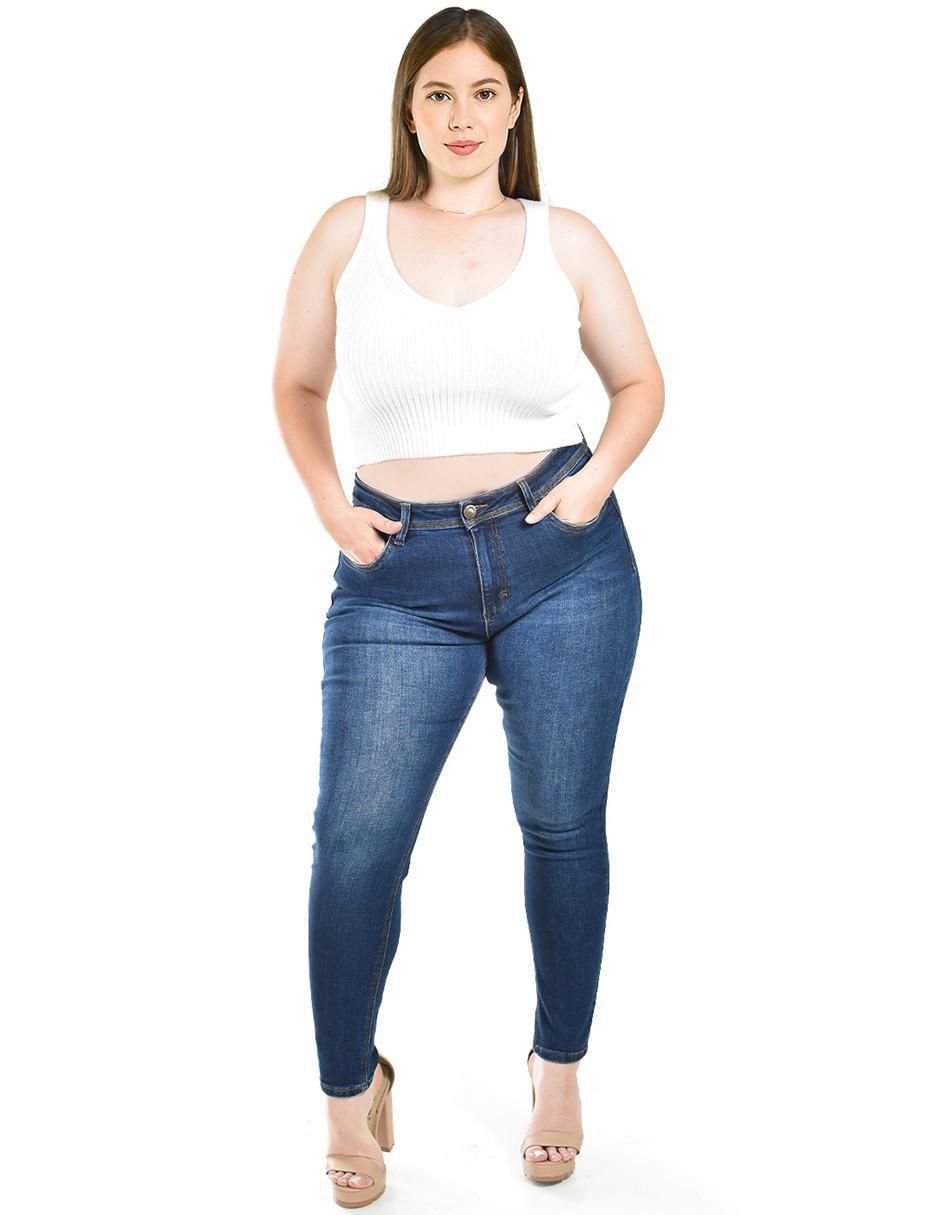 Jeans skinny J-Kyr-3920-Dark para mujer 4