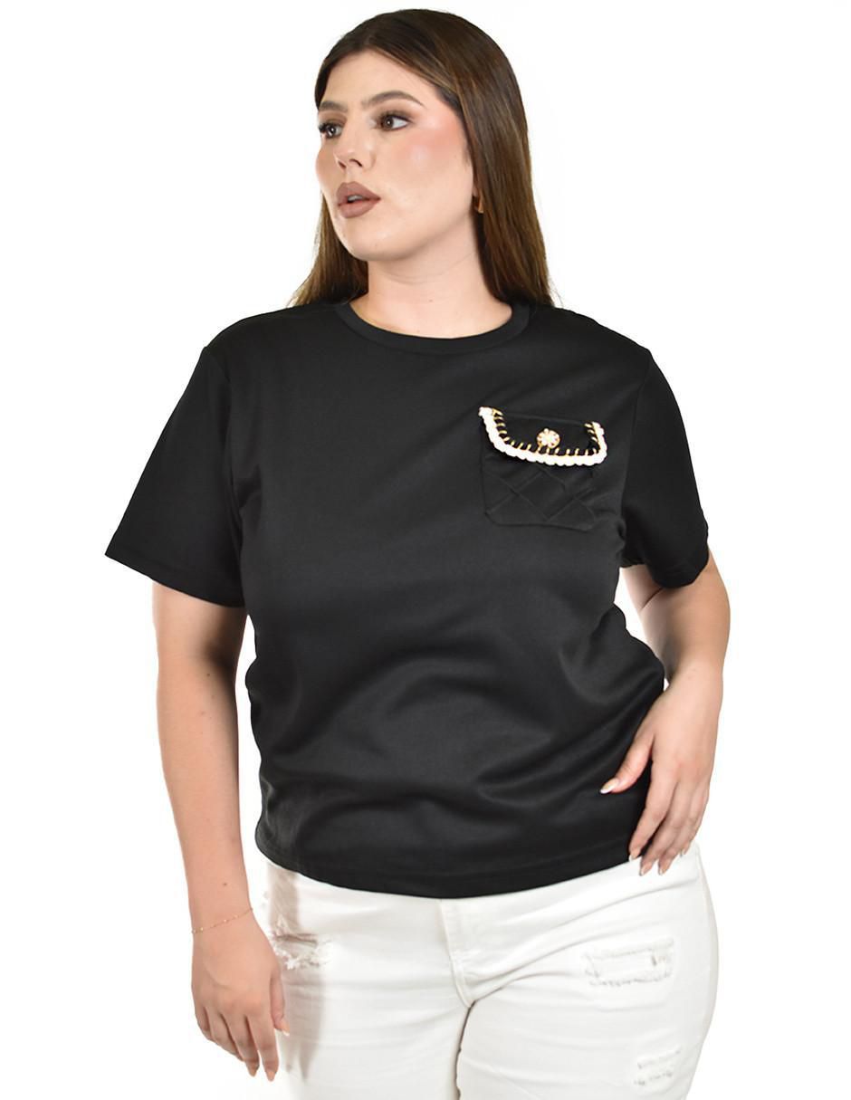 Blusa manga corta para mujer