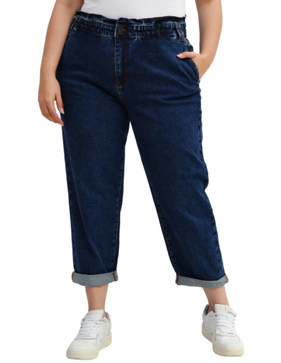 Jeans Balam lavado obscuro corte cintura alta para mujer en Liverpool