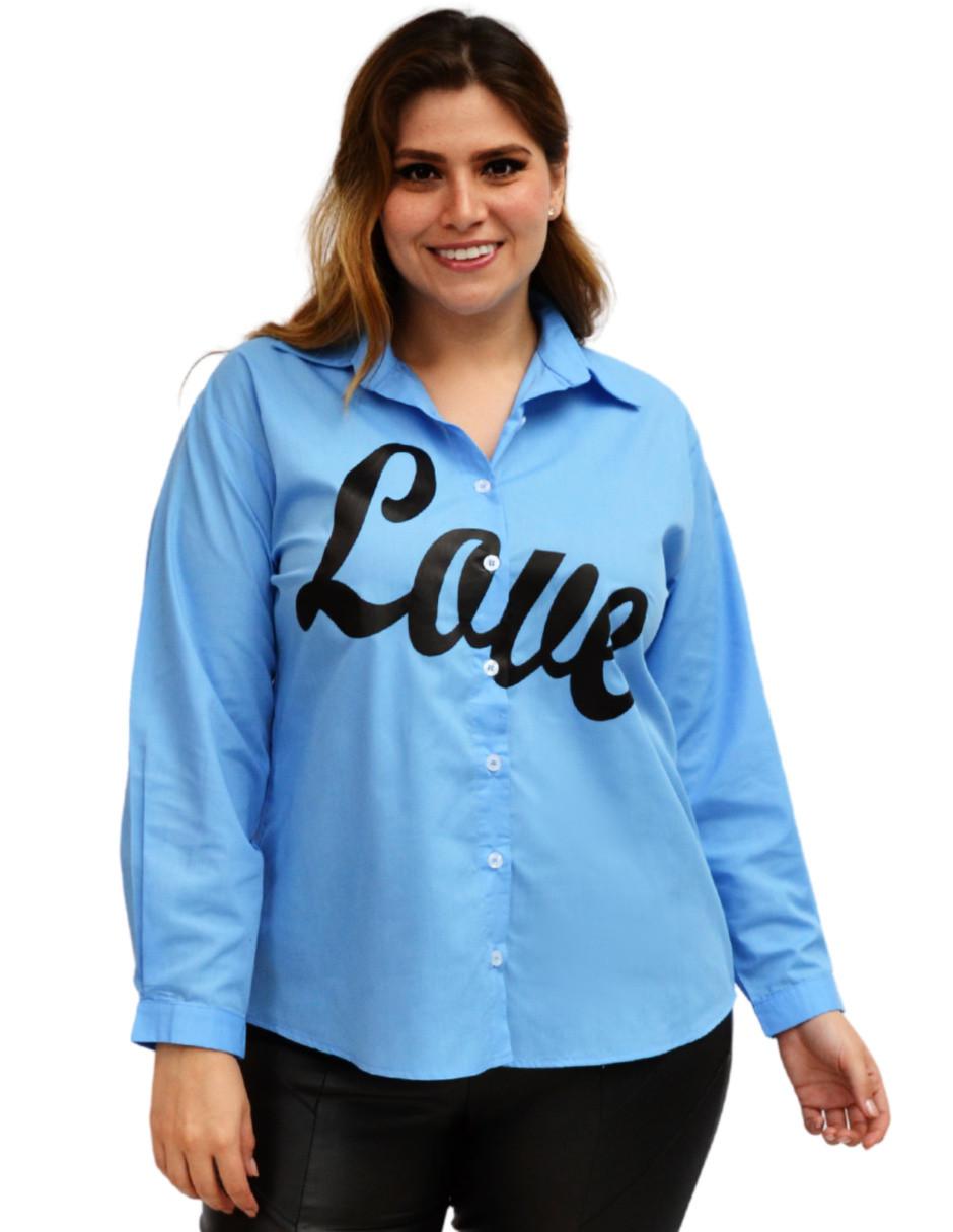 Blusa camisera manga larga para mujer 1
