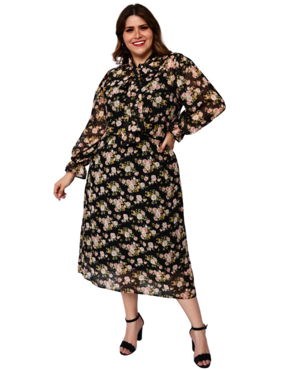 Vestidos Talla Extra Suburbia Tallas Plus Vestido Midi Formal